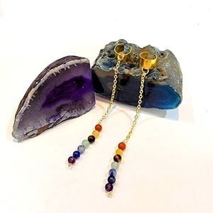 7 Gemstone Chakra Ear Cuffs
